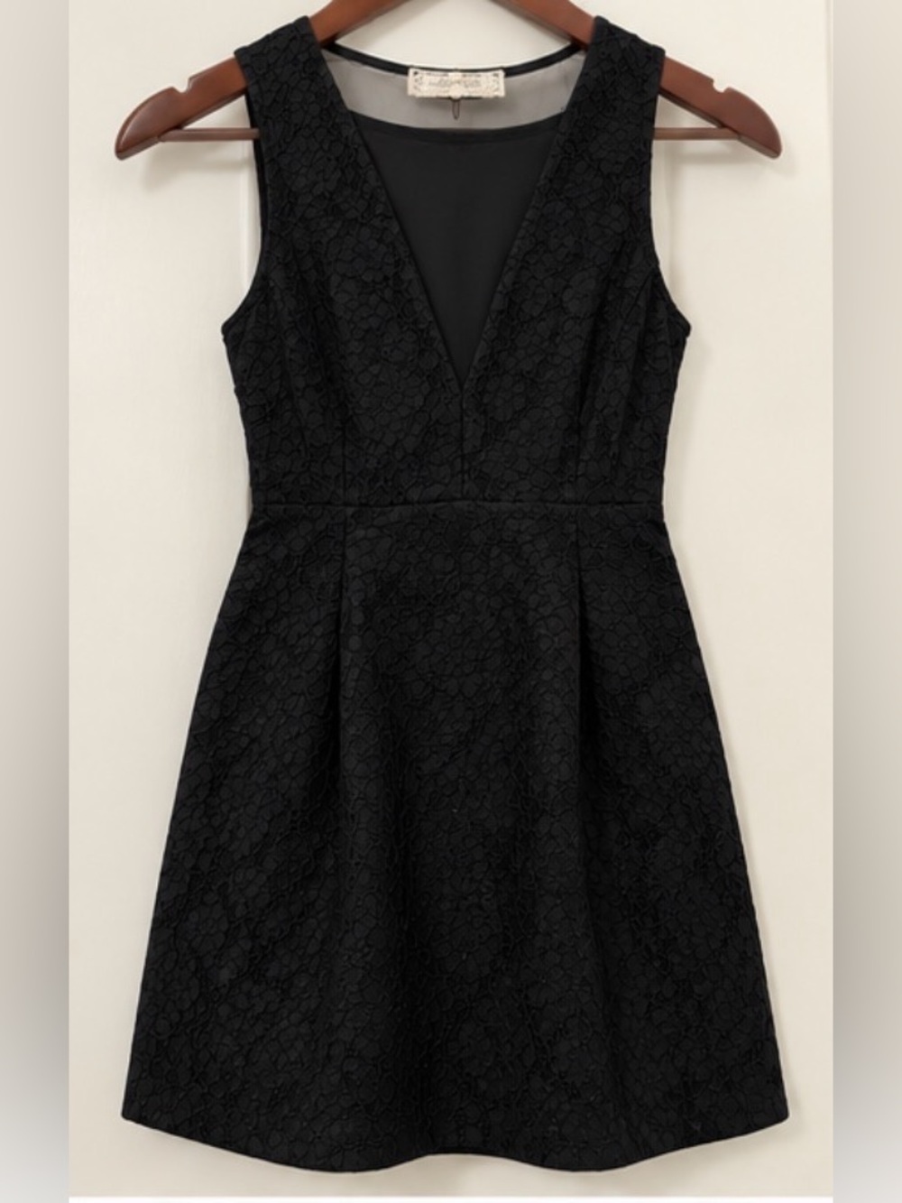 Pink Martini Black Lace V-Neck Dress